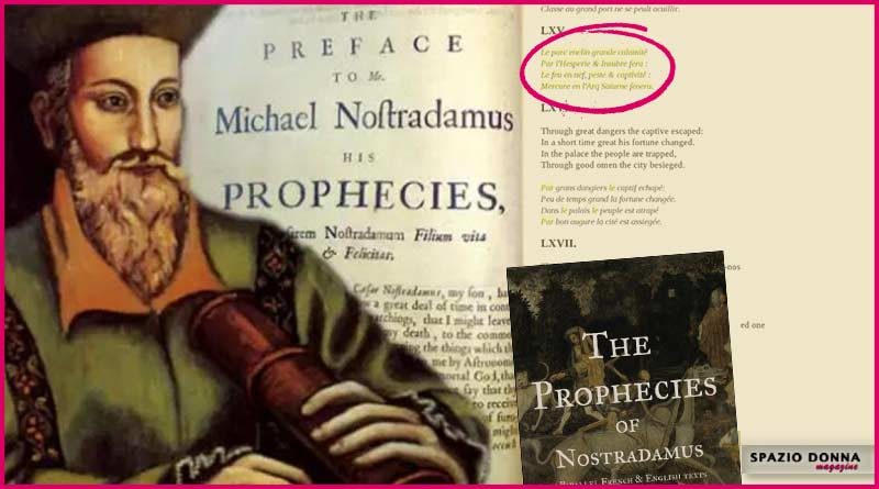 la profezia di Nostradamus sul Coronavirus